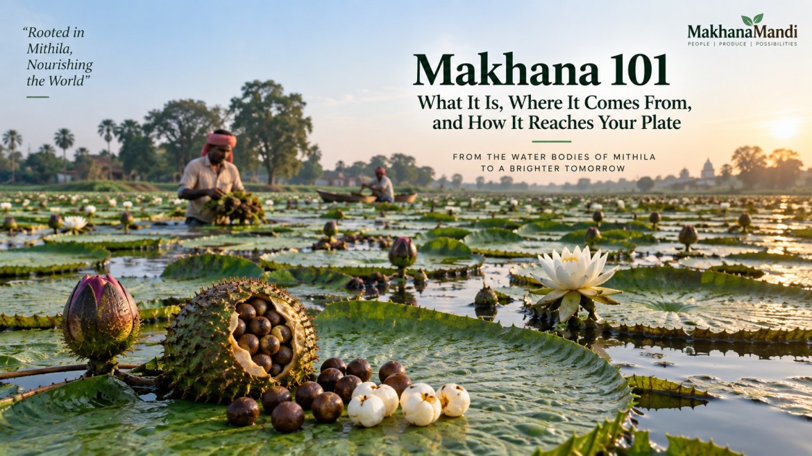 Makhana 101: What It Is, Where It Comes From, and How It Reaches Your Plate ?