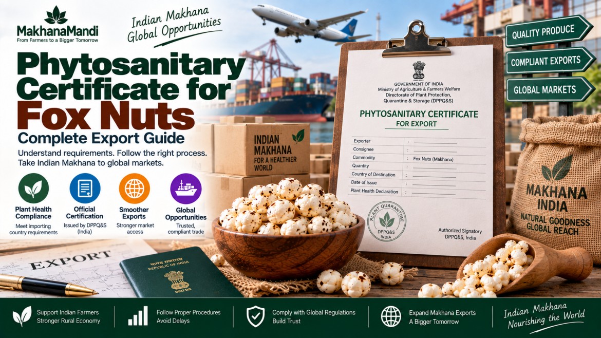 Phytosanitary Certificate for Fox Nuts: Complete Export Guide