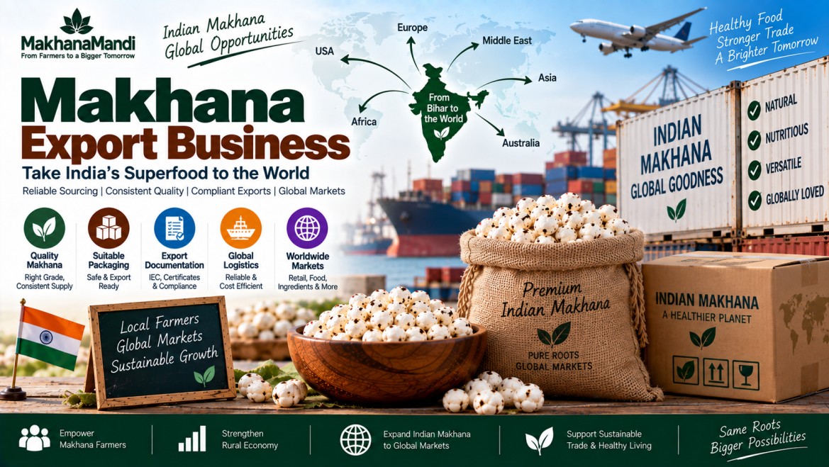 Makhana Export Business: Complete Business Guide